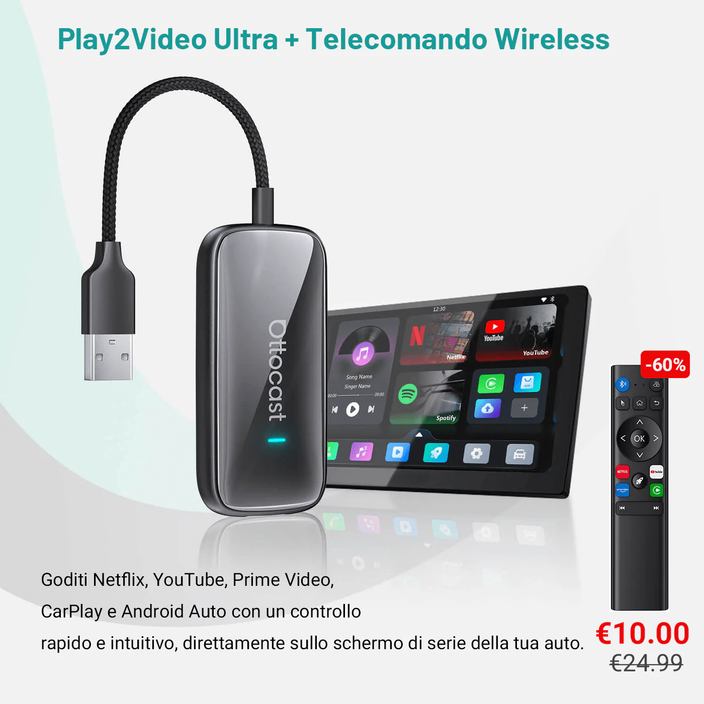 Nuova versione 2026 Plav2Video Ultra adattatore All-in-1 con App Hub - Image 12