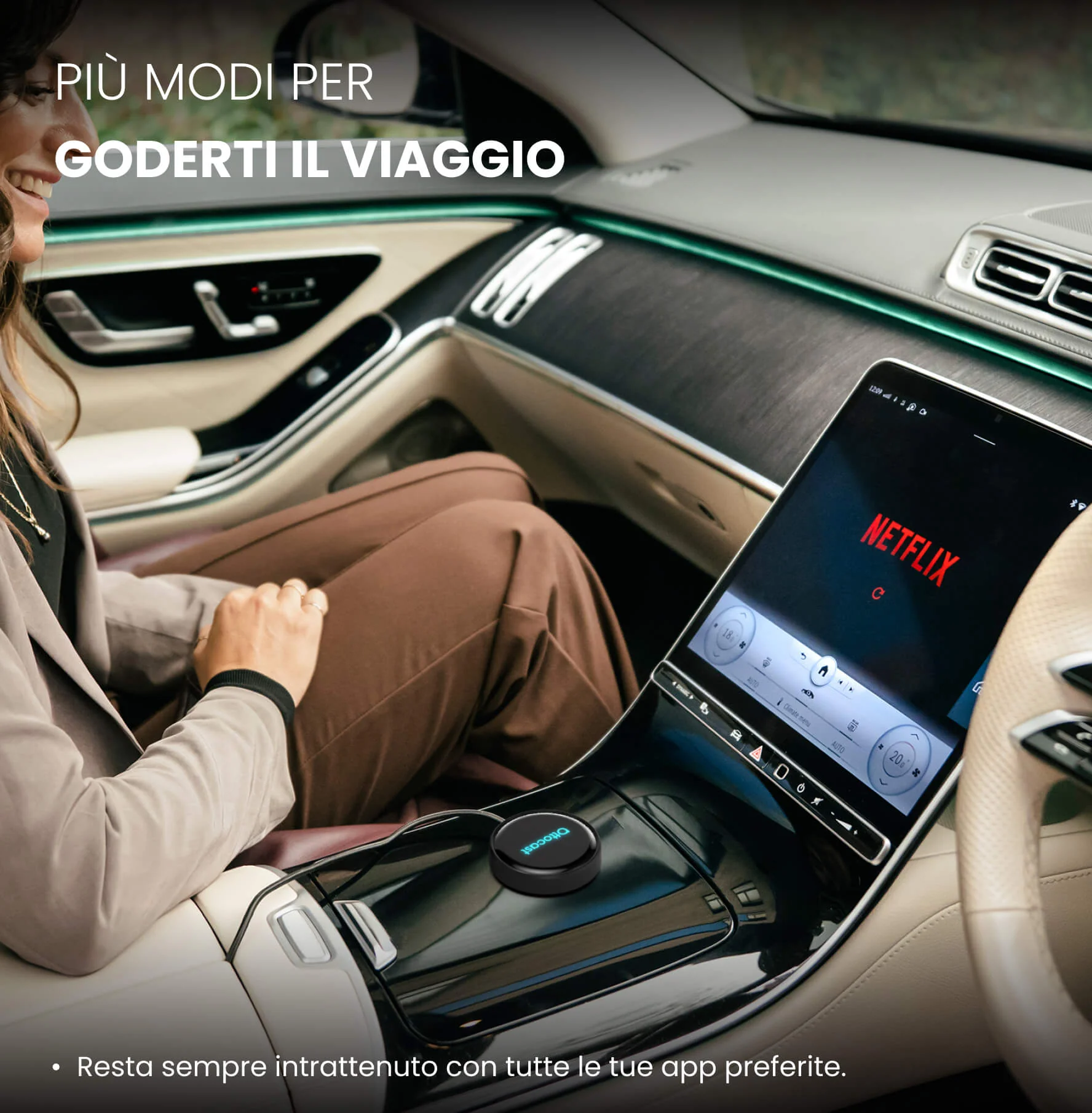 (🏆Saldi Stagione Calcistica 2026 | 15% DI SCONTO) Ottocast® OttoAibox P3 Pro CarPlay AI Box - Image 5