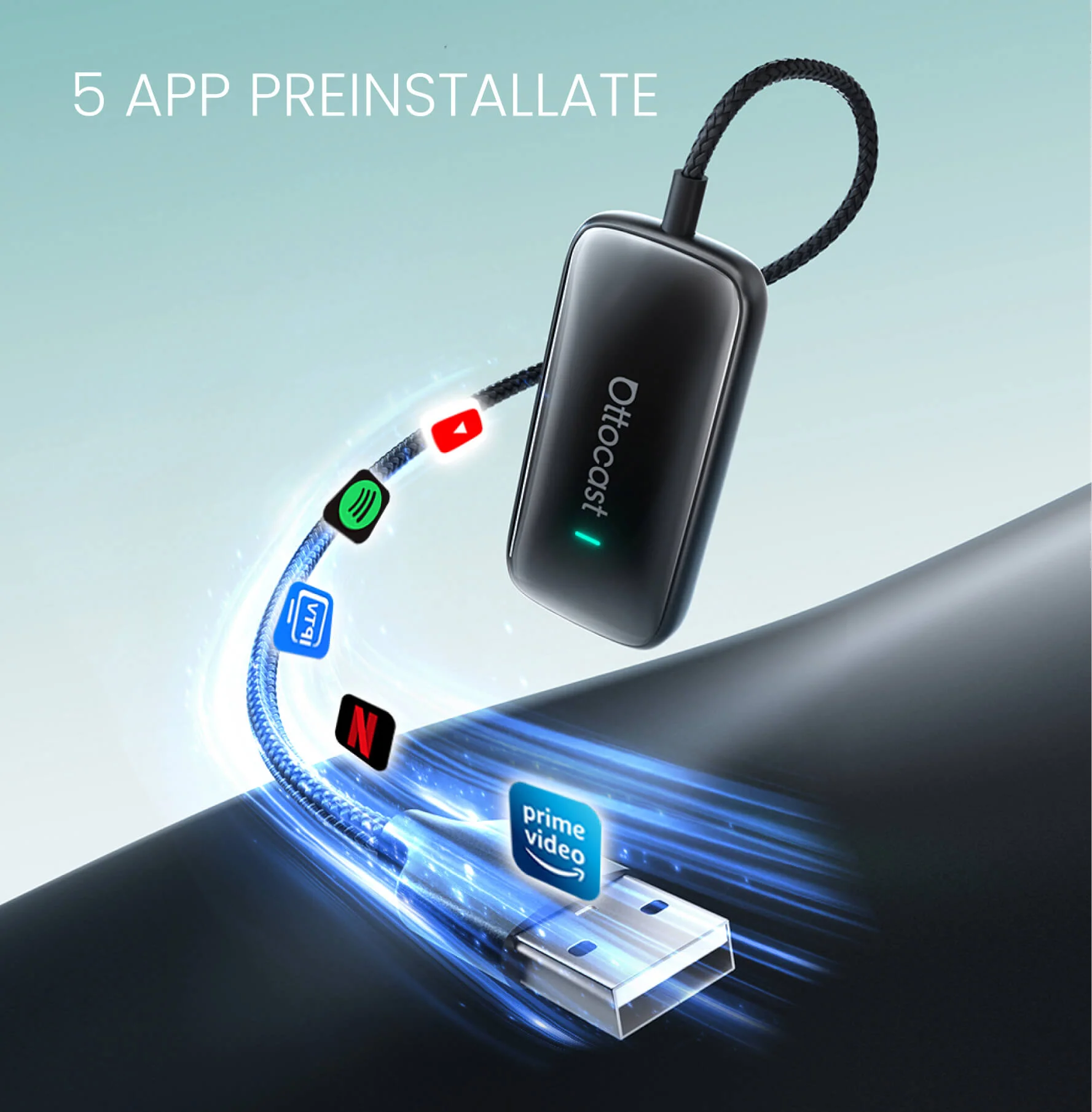 OTTOCAST® Play2Video Ultra Adattatore All-in-1 Con App Hub - Image 14